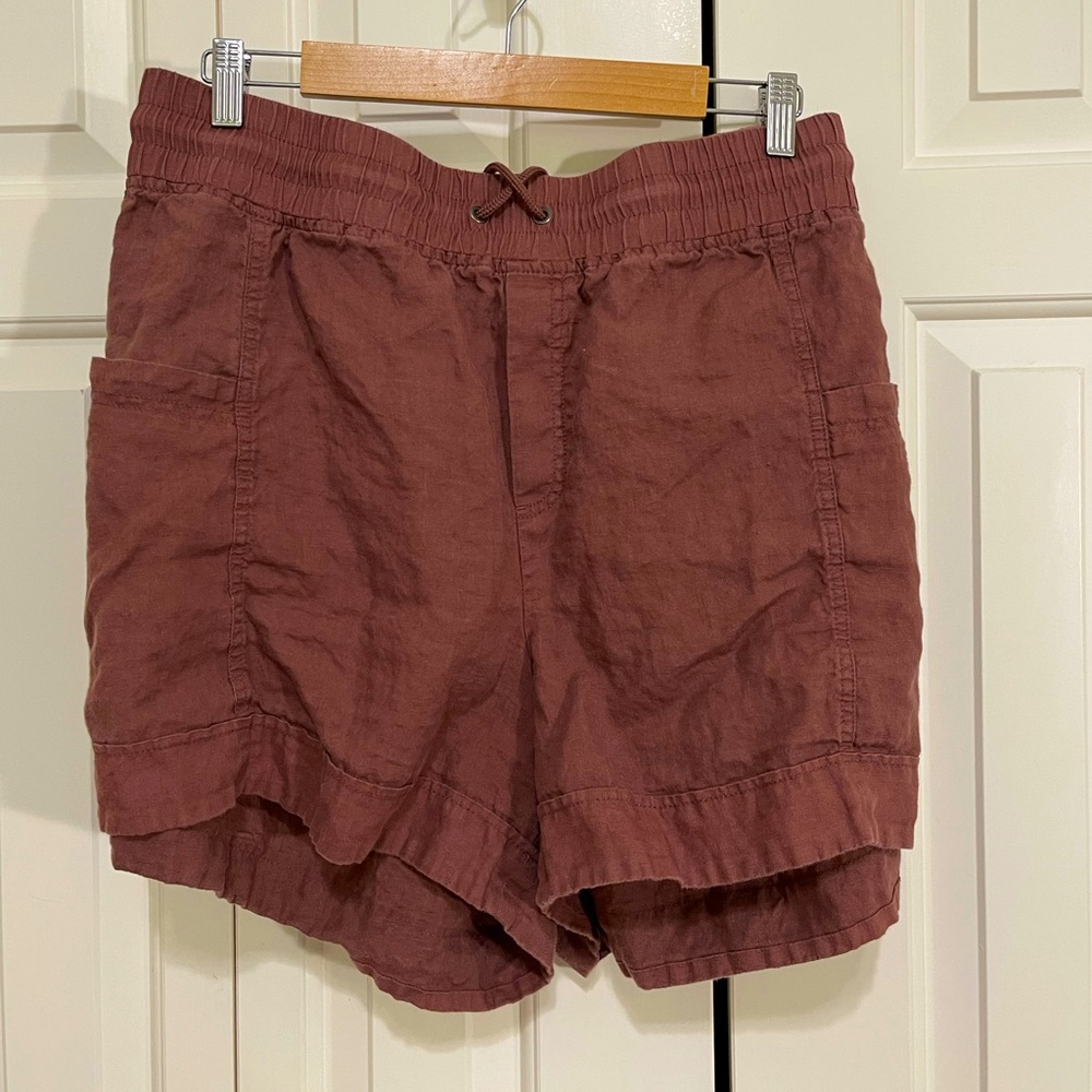 Athleta Cabo Linen shorts, size 24
